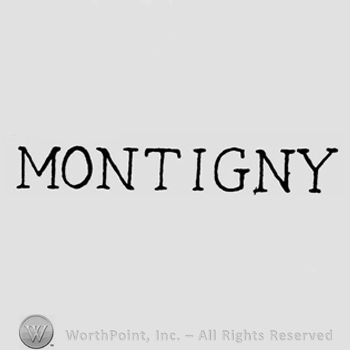 MONTIGNY written.