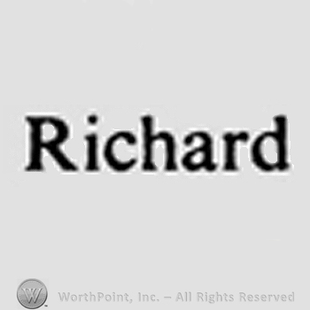 RICHARD written.