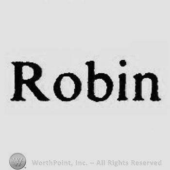ROBIN written.
