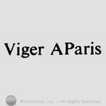 VIGER A PARIS written with AP conjoined.