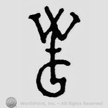 Initials W and G one above the other.