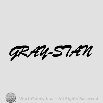 Stylish bold writing "Gray-Stan"