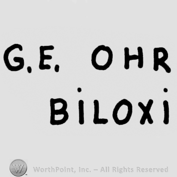 G.E. Ohr Biloxi: written on 2 lines