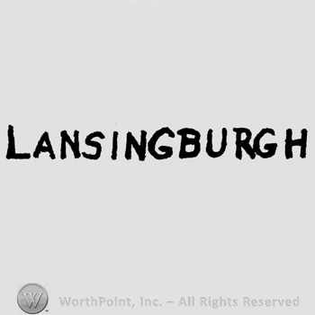 Bold and capital written: Lansingburgh