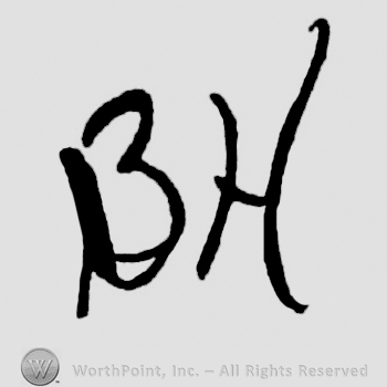 Initials B H handwritten