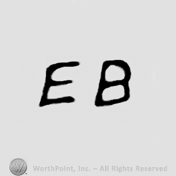 Initials E B written