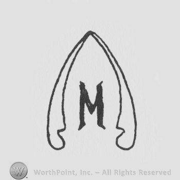 Uppercase M under a turned V
