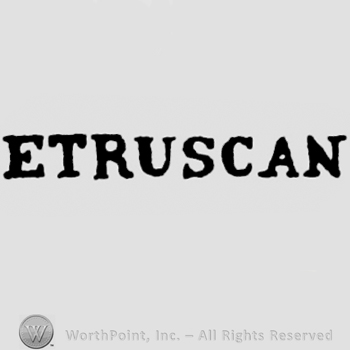 Etruscan: capital written