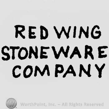Writings on 3 lines: Red Wing Stoneware Company