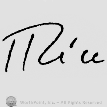 Monogram of T Rice