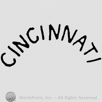 Curved writing: Cincinnati