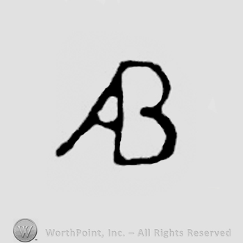 Monogram of initials A B