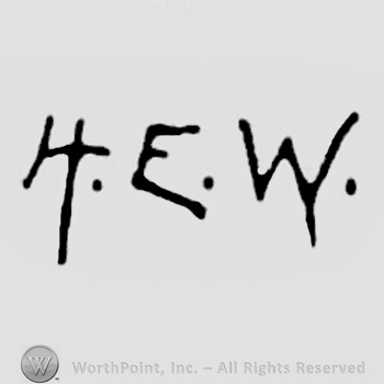 Stylized initials: H. E. W.