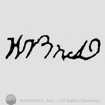Hand lettered initials: W.P.McD