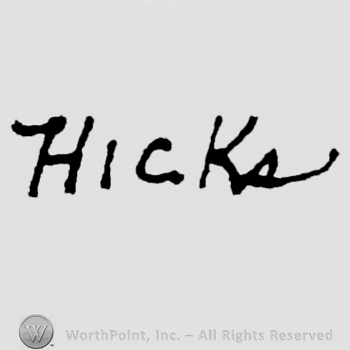 Hicks: hand lettered