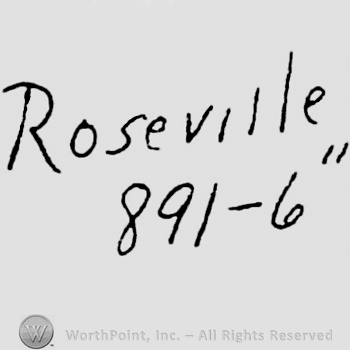 Roseville 891-6" written on 3 lines