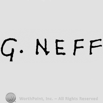G. Neff: hand lettered