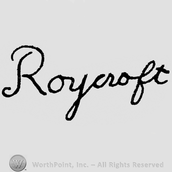 Hand lettered: Roycroft