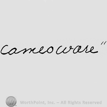 Hand lettered: Cameoware