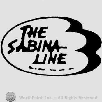 The Sabina Line written on a cloud shape