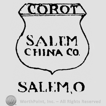 Carot written above, Salem China Co written under, inside the round shape: Salem, Oh written below