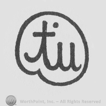 round logo with handwritten lowercase "tu" inside