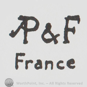 Uppercase AP&F over France written with lowercase letters