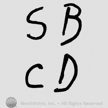 Initials S B above, C D below