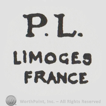 PL Limoges France written with uppercase letters