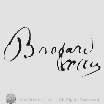 Handwriting "Brocard" and something else