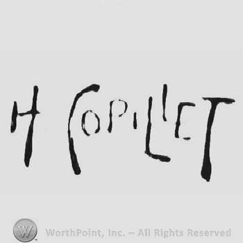 Stylish writing "H. Copillet"
