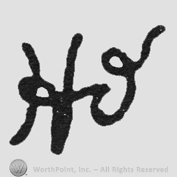 Stylish initials "HO"