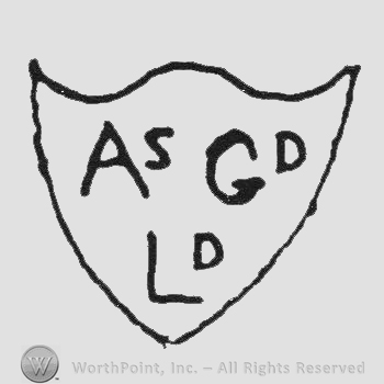 Writing As Go Ld inside a shield