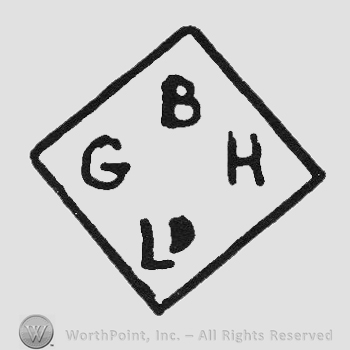 Initials GBHLd inside a diamond
