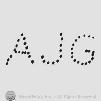 Dotted initials AJG