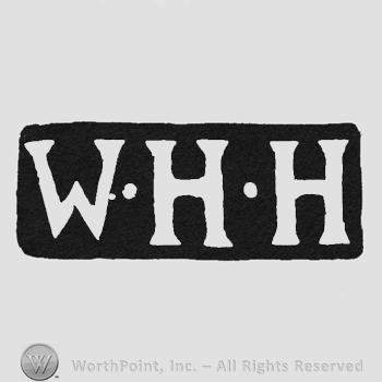 Black label White initials WHH inside