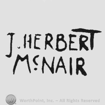 Writing J Herbert up Mc Nair under all capital letters