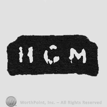 Black label white initials HGM