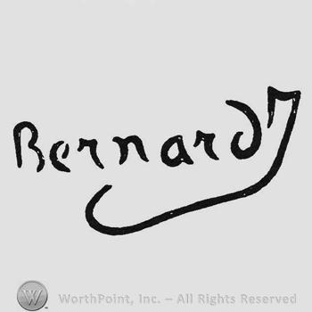 Bold signature Bernard underlined