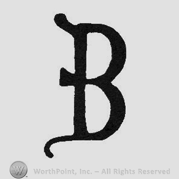 Stylish initial B