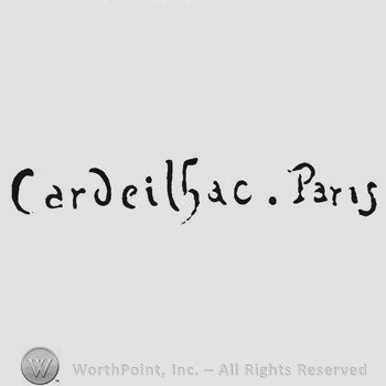 Handwriting Cardeilhac Paris