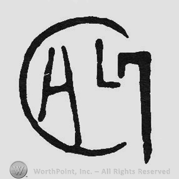 Monogram of letters ALC