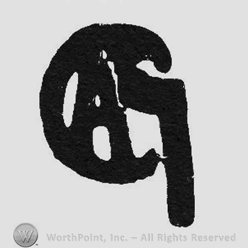 Bold monogram of letters ALC