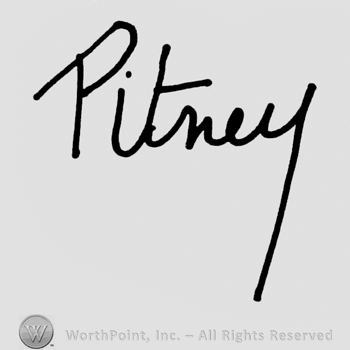 handwritten PITNEY