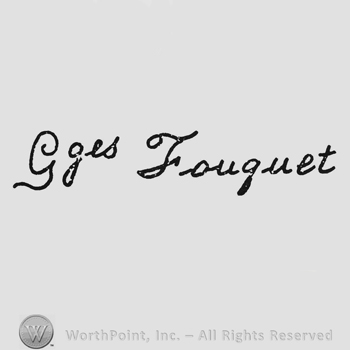 Signature in handwriting Gges Fouquet