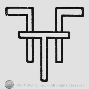 Monogram of hollow letters TFF