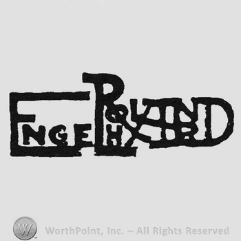 Stylish bold capital writing Roland Engelhard