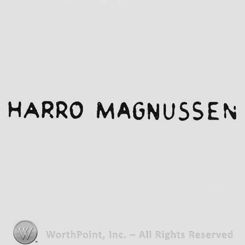 Bold capital writingHarro Magnussen