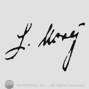 Handwriting L.Morry