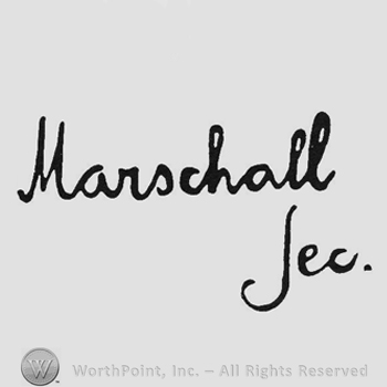 Signature in handwriting Marschall up Fer under